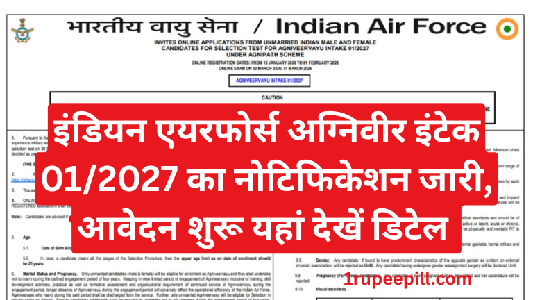 Air Force Agniveer Recruitment 01/2027