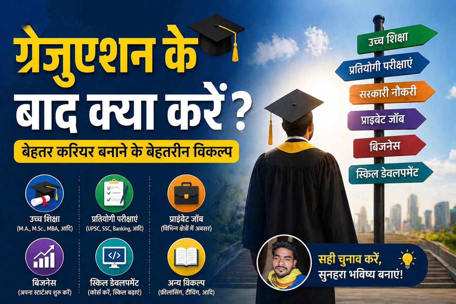 Graduation ke baad kya karen Hindi mein